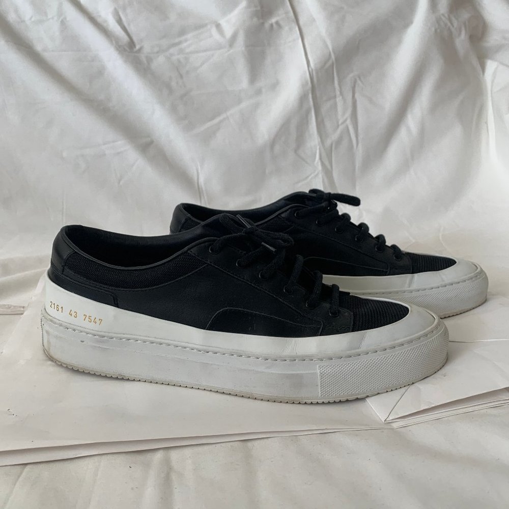 Common Projects Achilles Super, Black and White, Size Men's EU 43 / US 10